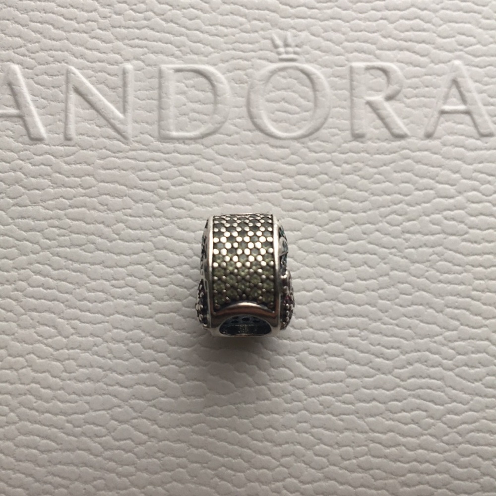Flamingo and Palm Tree Pandora Charm